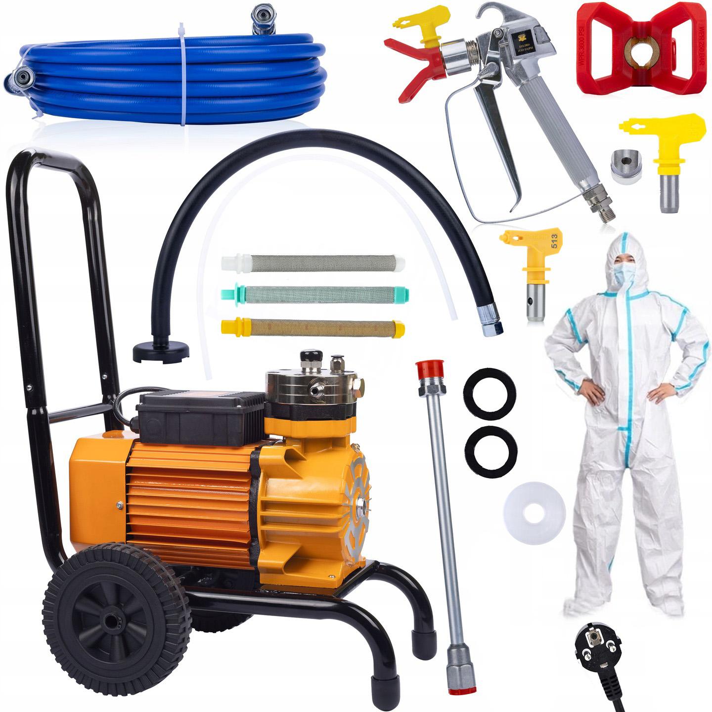 Rosfix Zestaw Agregat Malarski Strong Blue Storm SBS03 – Moc 3500W | Ciśnienie 22MPA | Wydajność 18L/min + Akcesoria
Rosfix Zestaw Agregat Malarski Strong Blue Storm SBS03 – Moc 3500W | Ciśnienie 22MPA | Wydajność 18L/min + Akcesoria