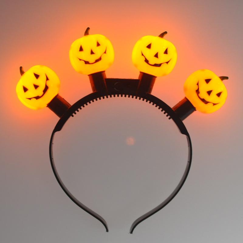 Selling New Halloween Pumpkin Skull Hair Band LED Light-emitting Head Band Creative Cool Flash Party Decoration Props Toys
Selling New Halloween Pumpkin Skull Hair Band LED Light-emitting Head Band Creative Cool Flash Party Decoration Props Toys