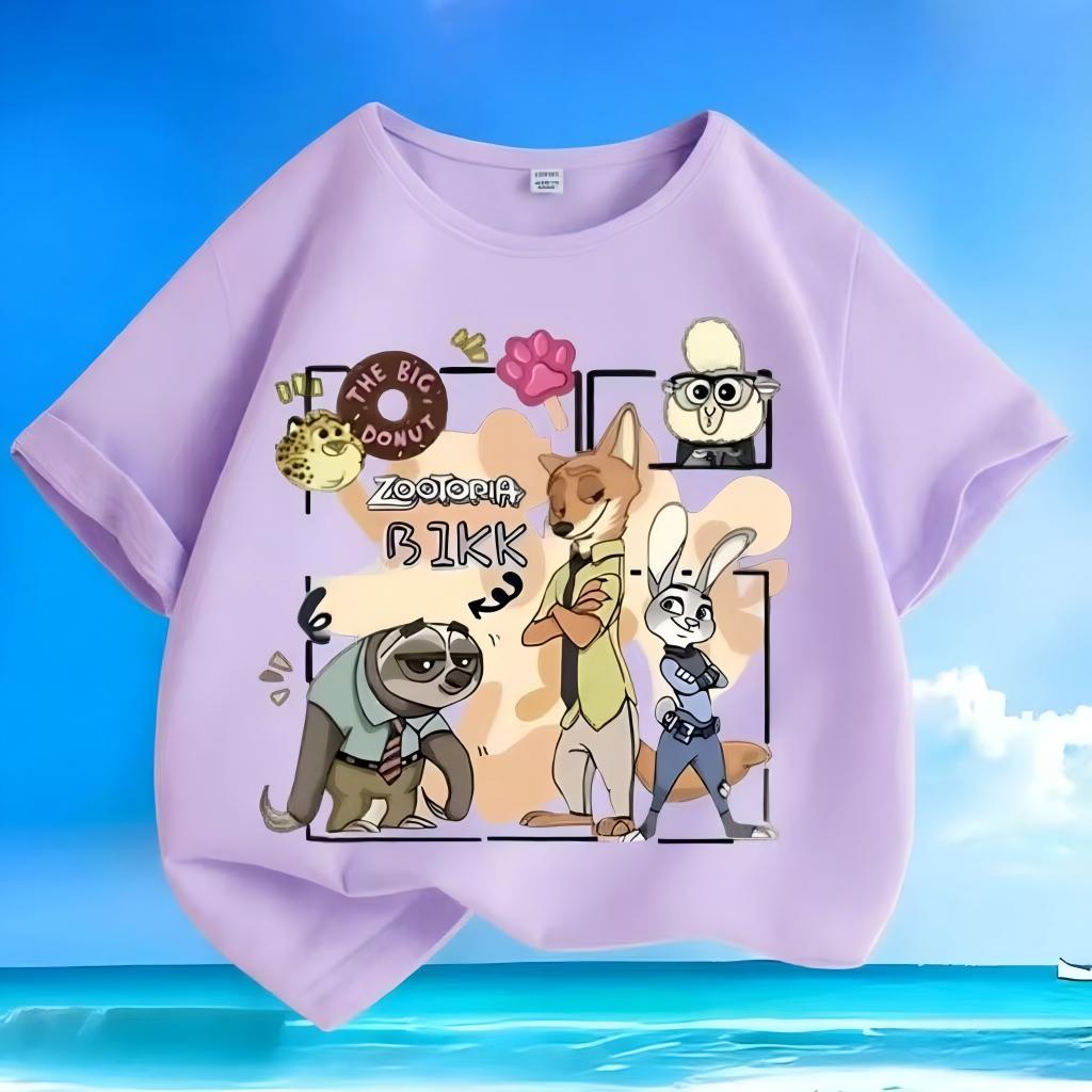 Summer New Casual Zootopia Children s Casual Loose Short-sleeve Crew Neck T-shirt 160
Summer New Casual Zootopia Children s Casual Loose Short-sleeve Crew Neck T-shirt 160