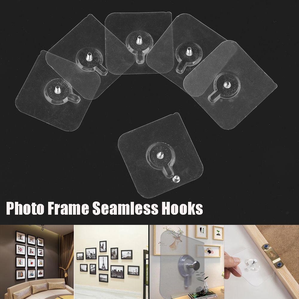 & Living Cross Stitch Transparent Seamless Adhesive Hooks Storage Hanger Photo Frame Hook Wall Rack 4PCS
& Living Cross Stitch Transparent Seamless Adhesive Hooks Storage Hanger Photo Frame Hook Wall Rack 4PCS