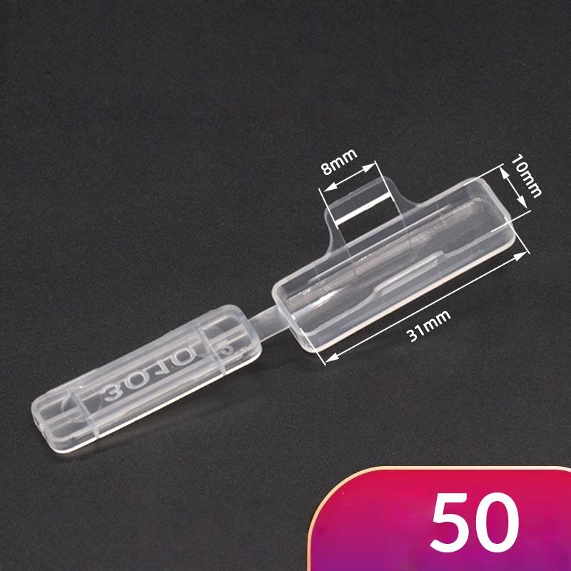 50Pcs Cable Tie Label Tags Plastic Transparent Markers with Storage Box for Network Electrical Cable Sorting
50Pcs Cable Tie Label Tags Plastic Transparent Markers with Storage Box for Network Electrical Cable Sorting