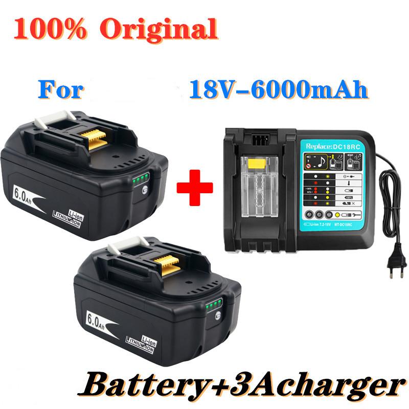 100% оригинальная аккумуляторная батарея BL1860 18 В, 6000 мАч, литий-ионная батарея для Mak 18 В, BL1840 BL1850 BL1860B LXT400 + зарядное устройство
100% оригинальная аккумуляторная батарея BL1860 18 В, 6000 мАч, литий-ионная батарея для Mak 18 В, BL1840 BL1850 BL1860B LXT400 + зарядное устройство