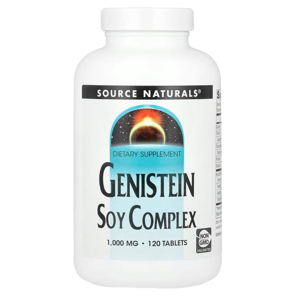 Source Naturals Genistein Soy Complex 1000mg 120 Tablets 120 pcs - 1 ea
Source Naturals Genistein Soy Complex 1000mg 120 Tablets 120 pcs - 1 ea