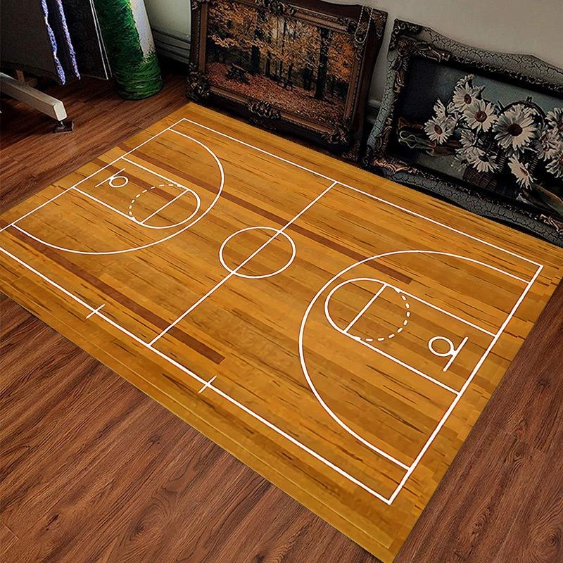 Yellow Wood Basketball Court Pattern Carpet White Lines Sports Style Floor Mat Children s Room Game Area Anti Slip Floor Mat 40x60cm
Yellow Wood Basketball Court Pattern Carpet White Lines Sports Style Floor Mat Children s Room Game Area Anti Slip Floor Mat 40x60cm