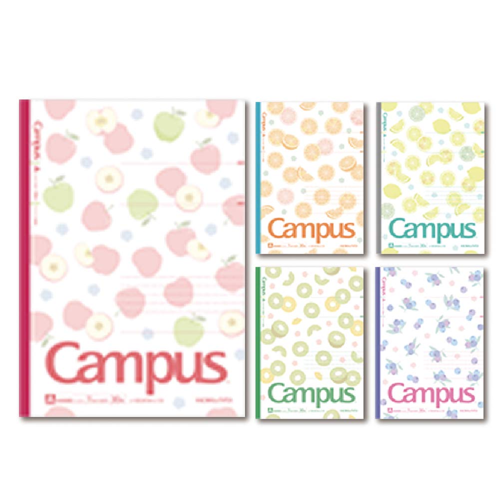 KOKUYO Note Campus Note Limited B5 Dotted B Ruled Fruity Pop 5 Book Pack No-3CBTN-L30X5
KOKUYO Note Campus Note Limited B5 Dotted B Ruled Fruity Pop 5 Book Pack No-3CBTN-L30X5