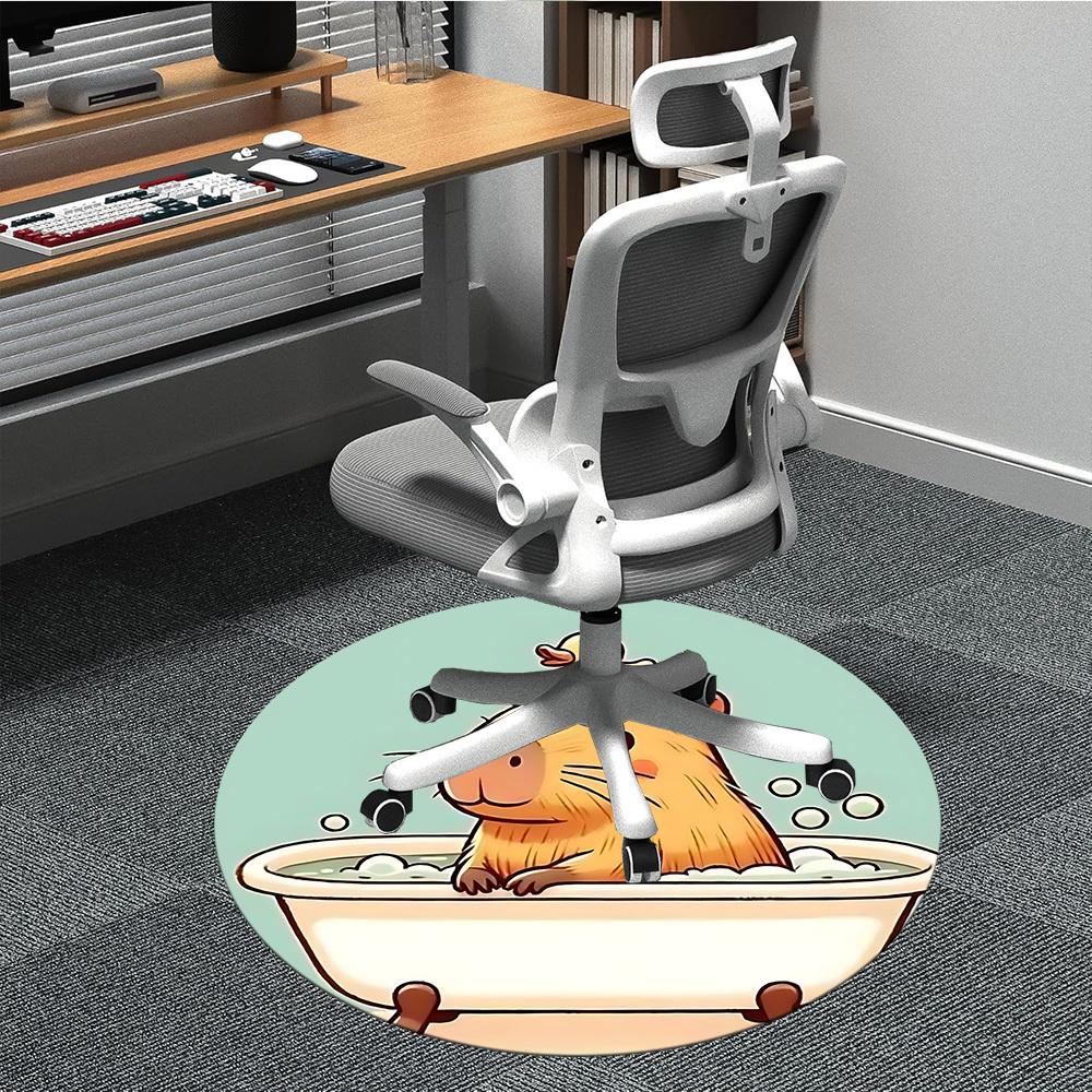 1pc Bath Time Capybara Chair Carpet for Office, Soft Comfortable Mat For Office, Living Room, Bedroom, Machine Washable Carpet yy251112188 80cm by 80cm
1pc Bath Time Capybara Chair Carpet for Office, Soft Comfortable Mat For Office, Living Room, Bedroom, Machine Washable Carpet yy251112188 80cm by 80cm