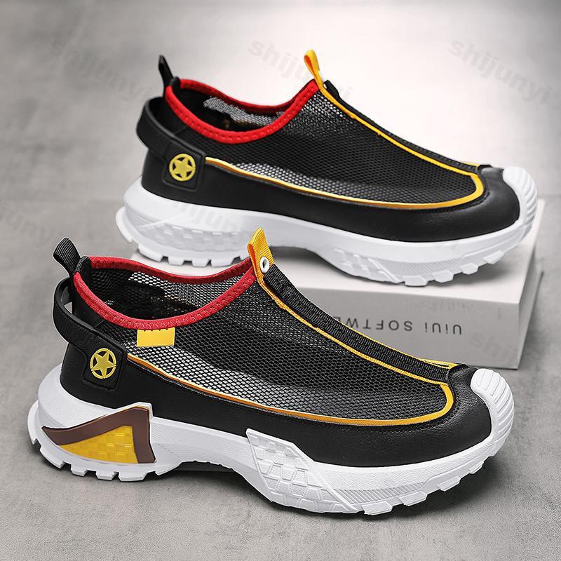 Fashion 2025 Summer Hollow Mesh Breathable Casual Shoes Men s Fashion Trend Thick Soled Sports Shoes Low Top Comfortable Chunky sneakers 39 чёрный
Fashion 2025 Summer Hollow Mesh Breathable Casual Shoes Men s Fashion Trend Thick Soled Sports Shoes Low Top Comfortable Chunky sneakers 39 чёрный