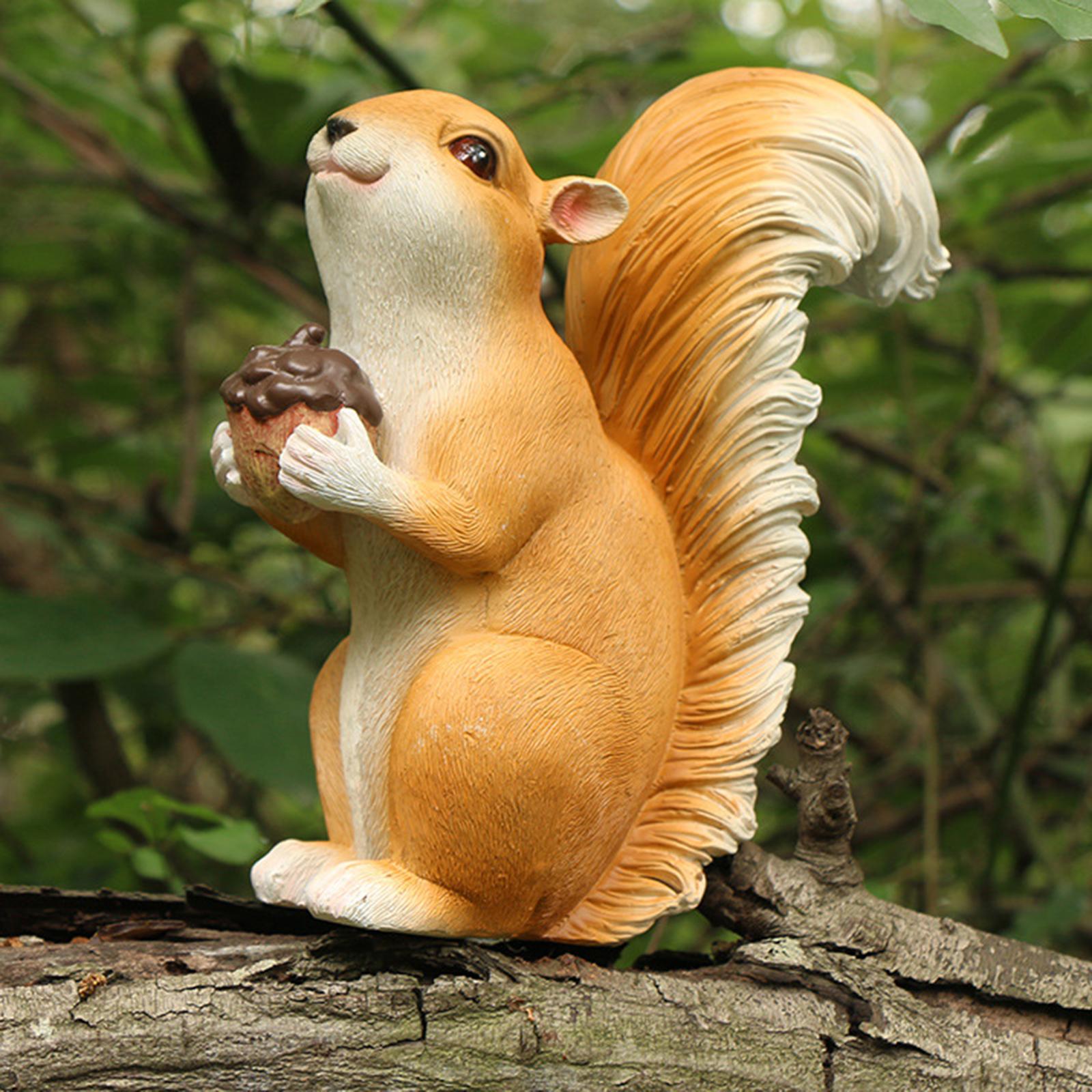 Outdoor Squirrel Statues Novelty Decorative Abstract Crafts Garden Squirrel Sculpture for Park Fairy Garden Patio Backyard Lawn
Outdoor Squirrel Statues Novelty Decorative Abstract Crafts Garden Squirrel Sculpture for Park Fairy Garden Patio Backyard Lawn