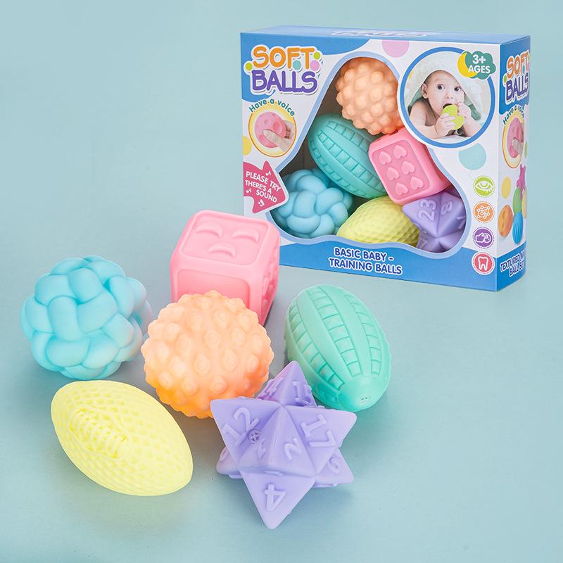 Baby Multi-Texture Sensory Ball: Soft Rubber Fidget Toy for Grasping, Massage & Bathing
Baby Multi-Texture Sensory Ball: Soft Rubber Fidget Toy for Grasping, Massage & Bathing