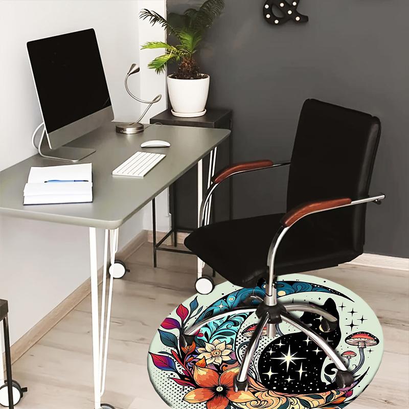 1pc Office Carpet Chair Mats A Mystical Cat s Nightly Adventure Perfect for Decorating Office Chairs, Living Rooms, Or Bedrooms.YDT160 80cm by 80cm
1pc Office Carpet Chair Mats A Mystical Cat s Nightly Adventure Perfect for Decorating Office Chairs, Living Rooms, Or Bedrooms.YDT160 80cm by 80cm