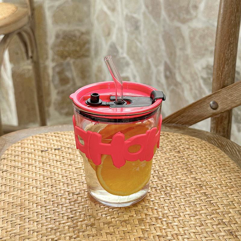 High Value Letter Bamboo Cup With Lid Straw Glass Water Cup Office Home Coffee Cup Gift Water Cup 401-500ml
High Value Letter Bamboo Cup With Lid Straw Glass Water Cup Office Home Coffee Cup Gift Water Cup 401-500ml