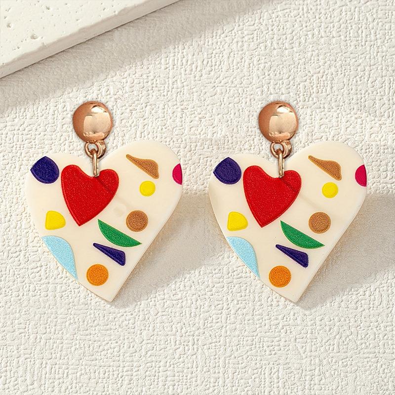 Dopamine Love Earrings Niche Earrings Colorful Sweet Valentine s Day Gifts
Dopamine Love Earrings Niche Earrings Colorful Sweet Valentine s Day Gifts