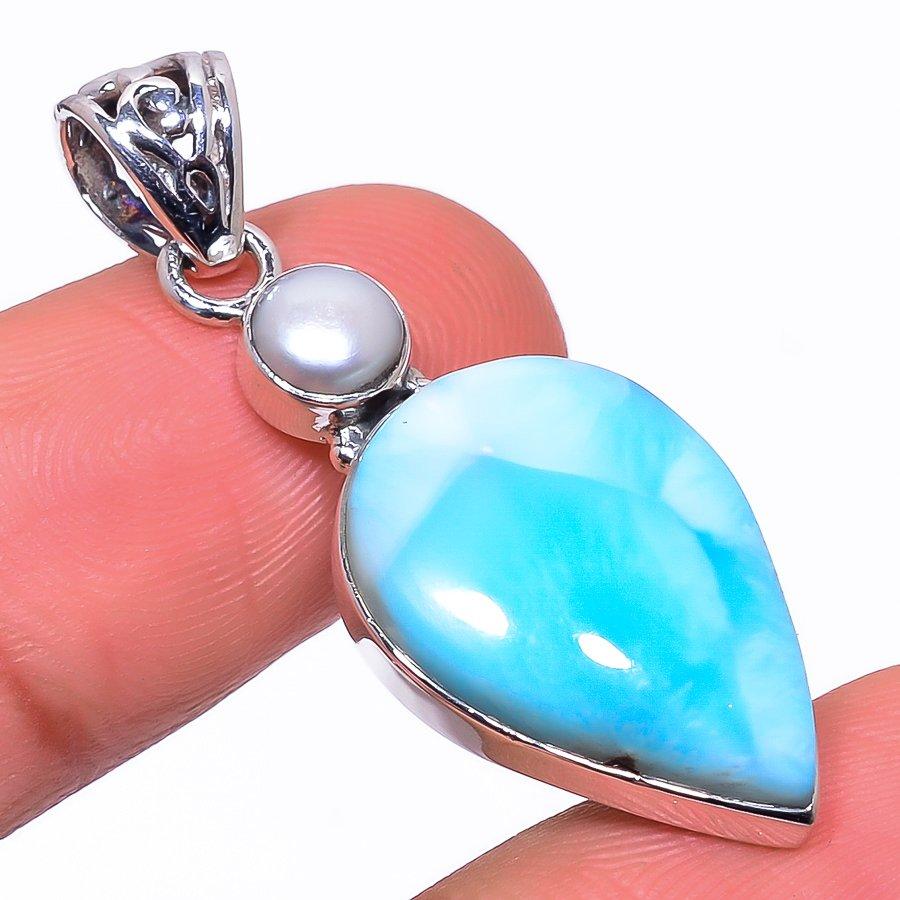 Подарочный кулон из чистого серебра 925 пробы с жемчугом Natural Republic Larimar, 1,65 дюйма t9Y64
Подарочный кулон из чистого серебра 925 пробы с жемчугом Natural Republic Larimar, 1,65 дюйма t9Y64