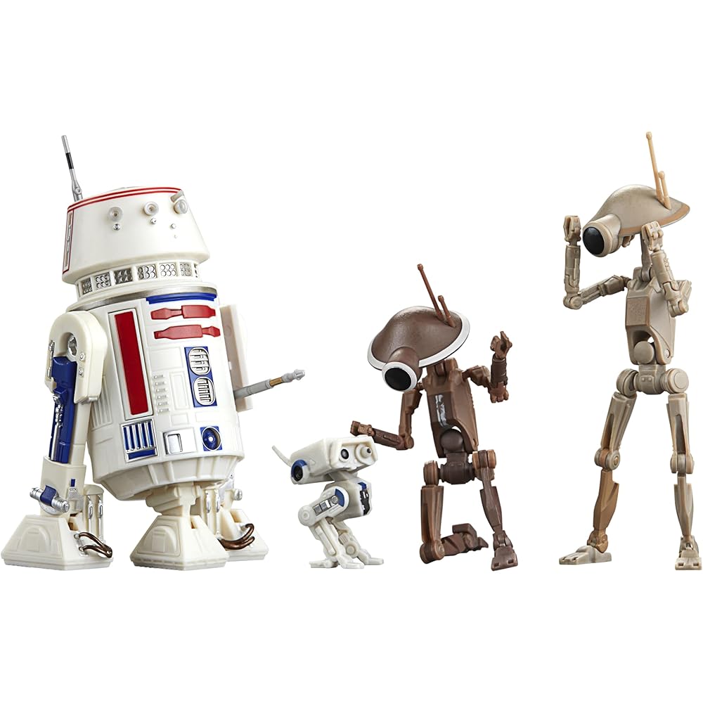 Star Wars Black Series 4-Pack Collector Figures R5-D4 BD-72 Mandalorian Mechanical Droid
Star Wars Black Series 4-Pack Collector Figures R5-D4 BD-72 Mandalorian Mechanical Droid