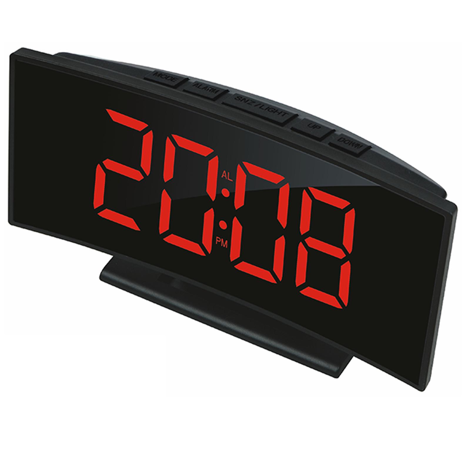 Curved LED Screen Alarm Clock with Time & Temperature Display Priority Shipping for Added Favorites красный
Curved LED Screen Alarm Clock with Time & Temperature Display Priority Shipping for Added Favorites красный