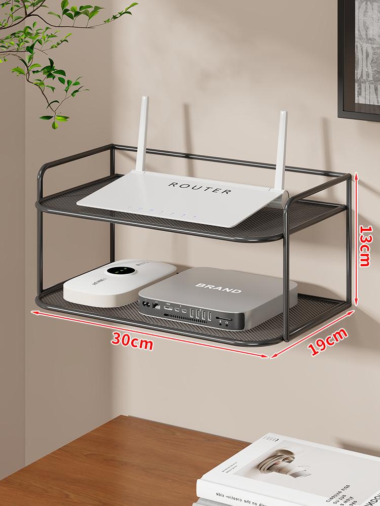 Modern Multi-Layer WiFi Router Wall Shelf No-Drill Heat Dissipation Rack Set-Top Box Organizer Wall-Mounted Storage Stand
Modern Multi-Layer WiFi Router Wall Shelf No-Drill Heat Dissipation Rack Set-Top Box Organizer Wall-Mounted Storage Stand