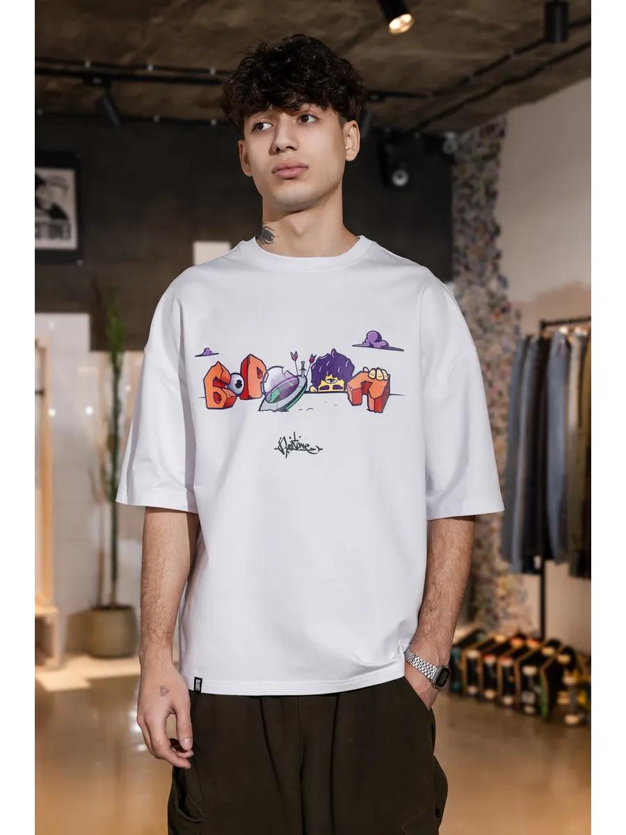 Cotton T-shirt with Design Heroes print XL
Cotton T-shirt with Design Heroes print XL