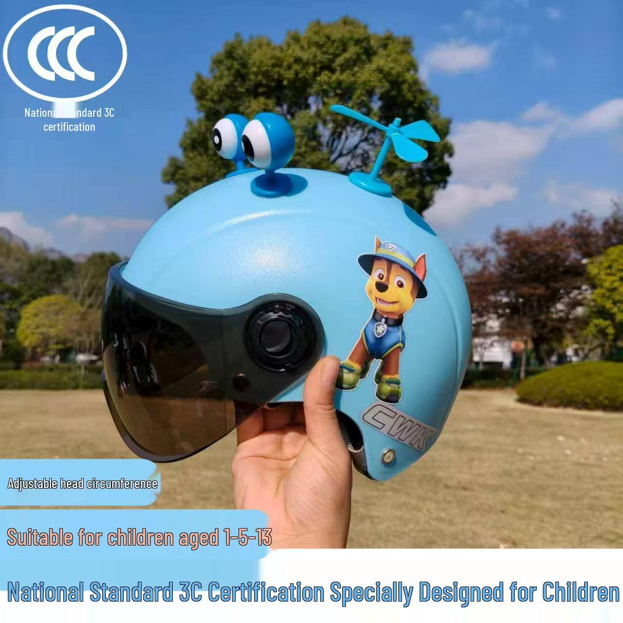 3C Certified Kids Electric Vehicle Helmet, Ages 1-13: Summer Sun Protection & Drop-Resistant for Boys & Girls For 1-5 Years Old Children
3C Certified Kids Electric Vehicle Helmet, Ages 1-13: Summer Sun Protection & Drop-Resistant for Boys & Girls For 1-5 Years Old Children