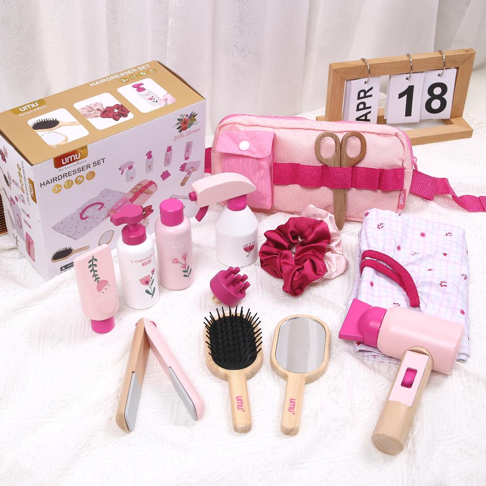 Wooden Makeup Toy Kits for Little Girls Role Playing Games, Pretend Play Makeup Beauty Set for Birthday Toys Playsets
Wooden Makeup Toy Kits for Little Girls Role Playing Games, Pretend Play Makeup Beauty Set for Birthday Toys Playsets