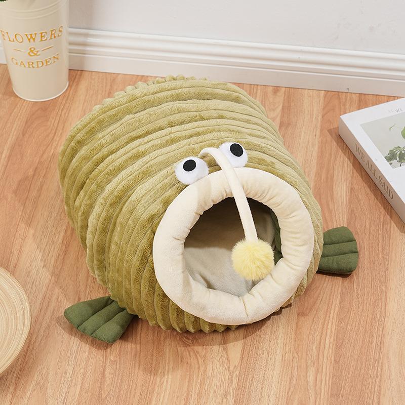 Lantern Fish Cat Nest Pet House Kennel Winter Dog Mat Pet Bed Pet Supplies S
Lantern Fish Cat Nest Pet House Kennel Winter Dog Mat Pet Bed Pet Supplies S