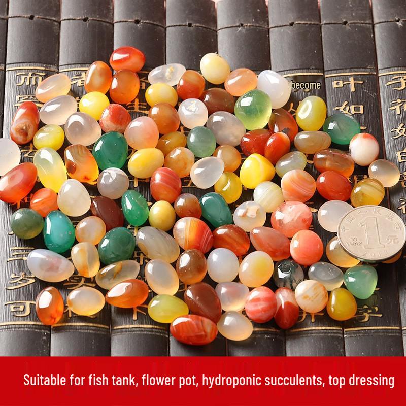 Кольорові скляні камінці для прикраси акваріума та гідропоніки
Кольорові скляні камінці для прикраси акваріума та гідропоніки