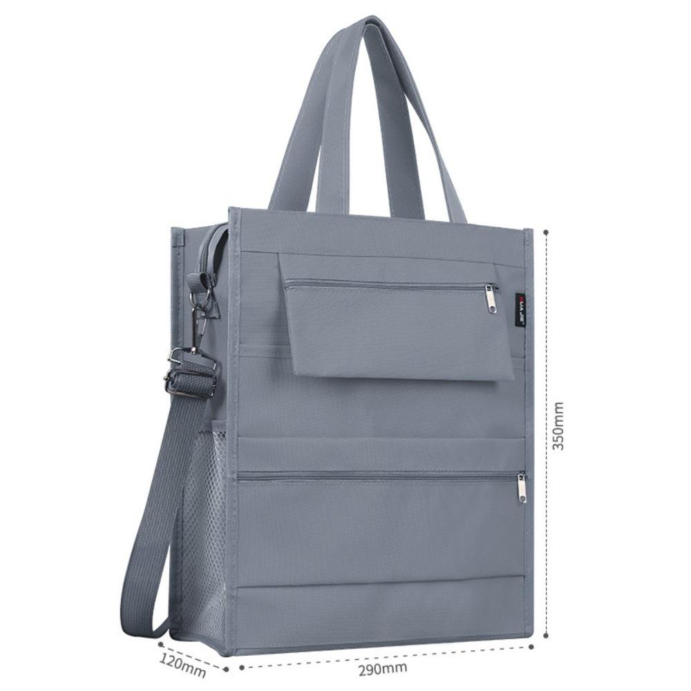 Canvas Tutoring Bag Handheld Handbag New File Zip Bags Students сірий
Canvas Tutoring Bag Handheld Handbag New File Zip Bags Students сірий