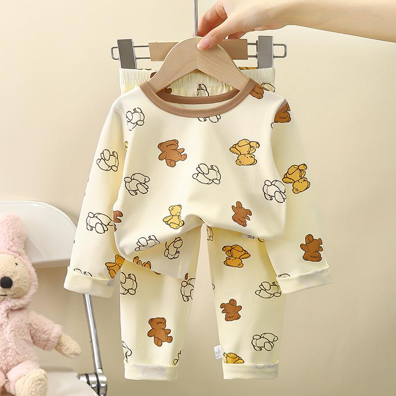 Детский термокомплект из 100% хлопка, с длинными рукавами и брюками, мягкая одежда для сна и дома, с мультяшным принтом, удобный, класс безопасности А 90
Детский термокомплект из 100% хлопка, с длинными рукавами и брюками, мягкая одежда для сна и дома, с мультяшным принтом, удобный, класс безопасности А 90