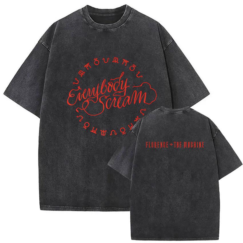 Florence The machine Everybody Scream Tour Vintage Washed t-shirts Men Women Pop Fans Fashion Clothing t shirt S
Florence The machine Everybody Scream Tour Vintage Washed t-shirts Men Women Pop Fans Fashion Clothing t shirt S