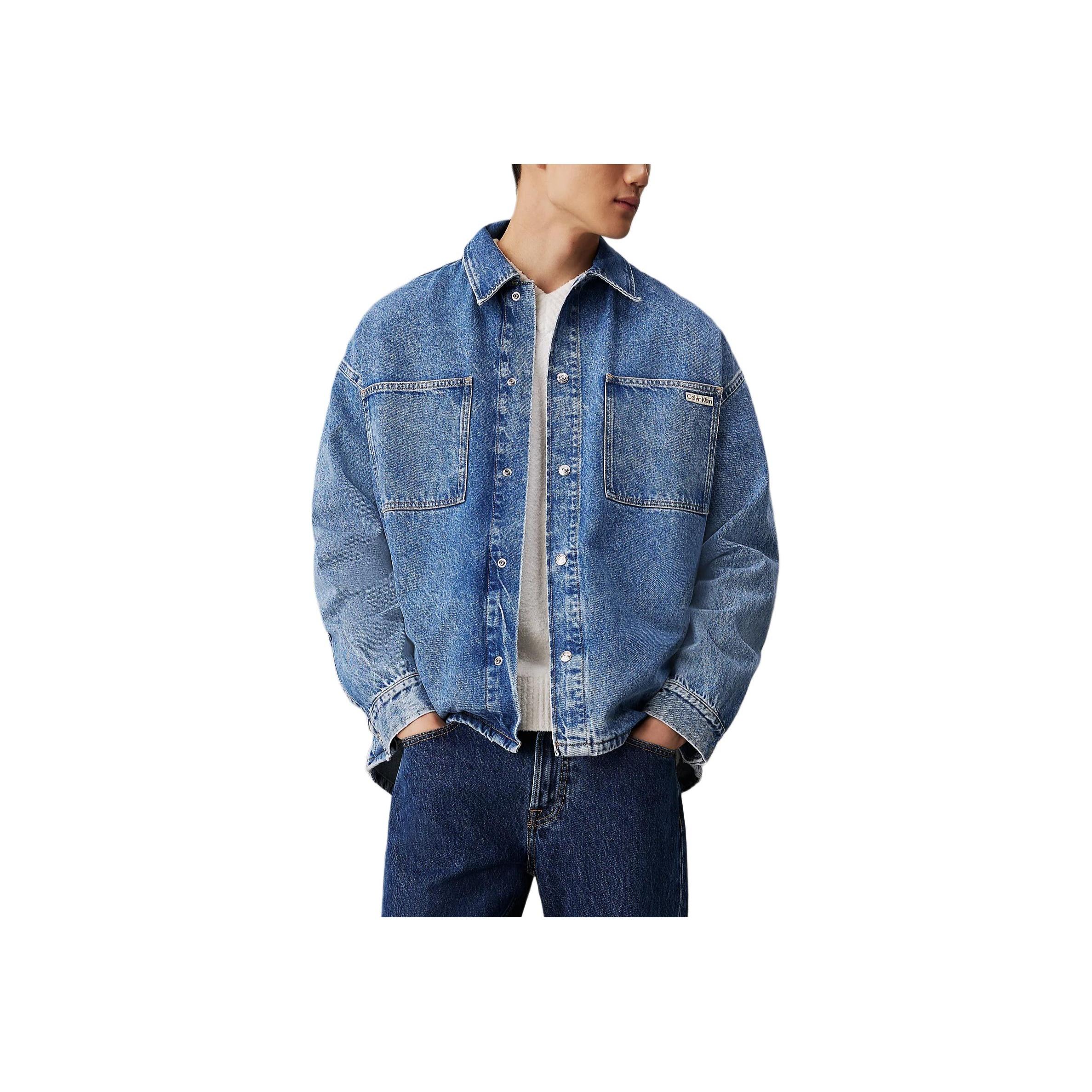 Calvin Klein Comfortable Versatile Pointed Collar Denim Long Sleeve Shirt Men shirts Medium-Blue Stone-Wash J30J326023-1A4 S
Calvin Klein Comfortable Versatile Pointed Collar Denim Long Sleeve Shirt Men shirts Medium-Blue Stone-Wash J30J326023-1A4 S
