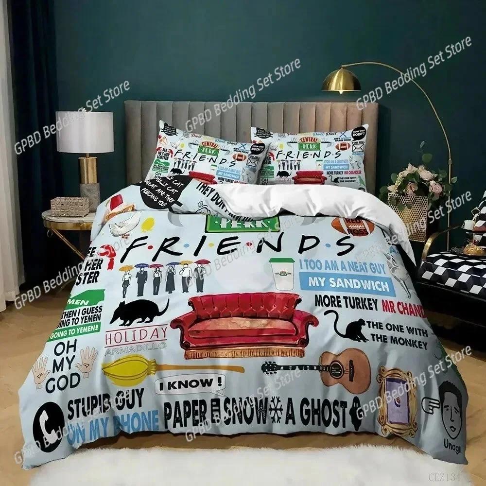 Comforter 3D Printed Friends Tv Show Style Bedding Set Bedroom Soft Modern S Comefortable And Comforter (quilt)-EU Single(135*200cm)3pcs
Comforter 3D Printed Friends Tv Show Style Bedding Set Bedroom Soft Modern S Comefortable And Comforter (quilt)-EU Single(135*200cm)3pcs