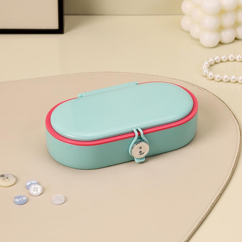 Dopamine sewing kit set, portable sewing kit for students dormitory, magnetic sewing storage box 7.7*3.4*15cm зелений
Dopamine sewing kit set, portable sewing kit for students dormitory, magnetic sewing storage box 7.7*3.4*15cm зелений