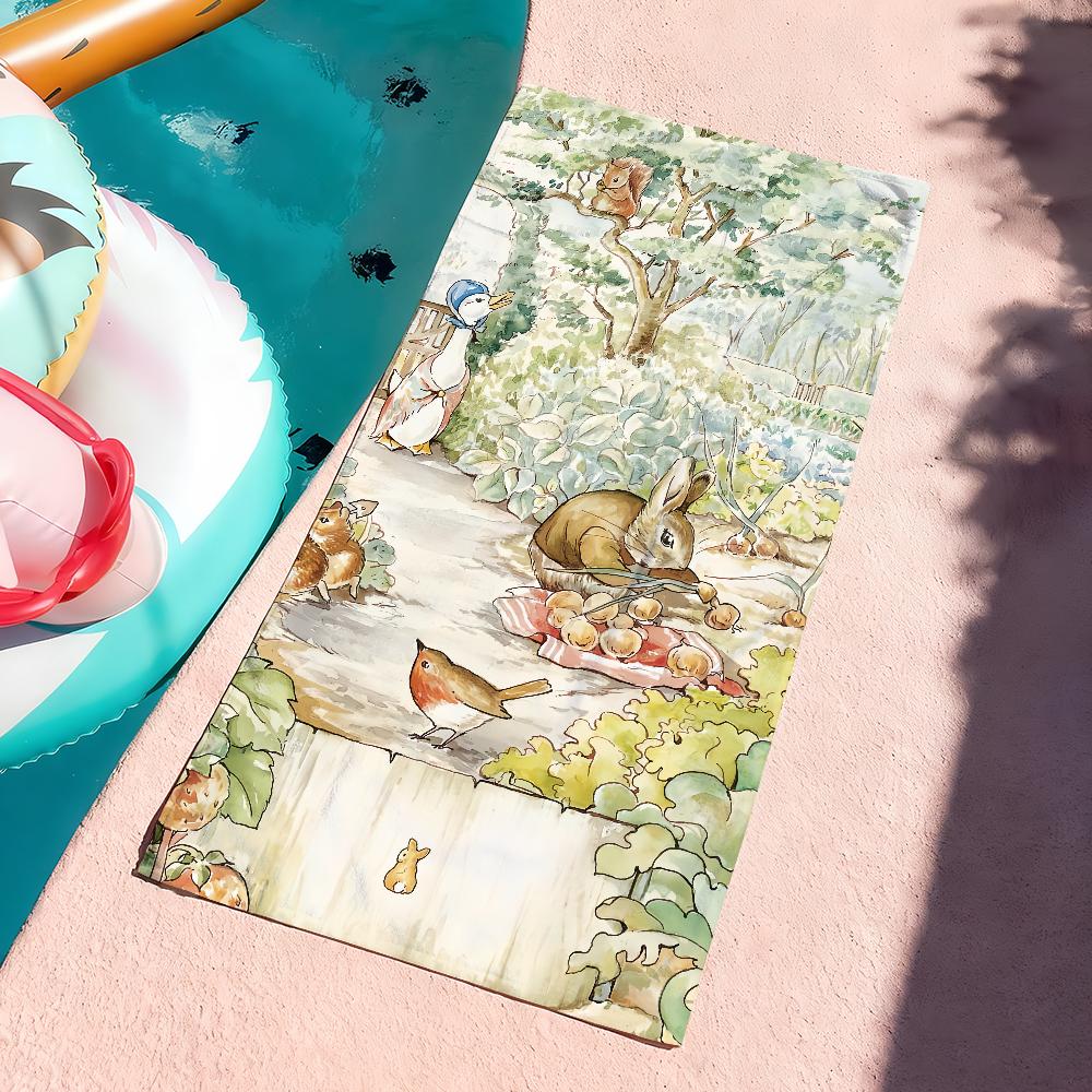 Retro P-Peter R-Rabbit Art Towel Quick Dry Soft Yoga Swimming Fitness Mountain Climbing Large Beach Towels W40*H60(CM)
Retro P-Peter R-Rabbit Art Towel Quick Dry Soft Yoga Swimming Fitness Mountain Climbing Large Beach Towels W40*H60(CM)