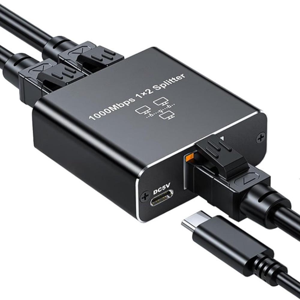 Gigabit RJ45 Splitter 1 to 2 Ethernet Cable Adapter 1000Mbps Network Switch for High Speed Internet
Gigabit RJ45 Splitter 1 to 2 Ethernet Cable Adapter 1000Mbps Network Switch for High Speed Internet