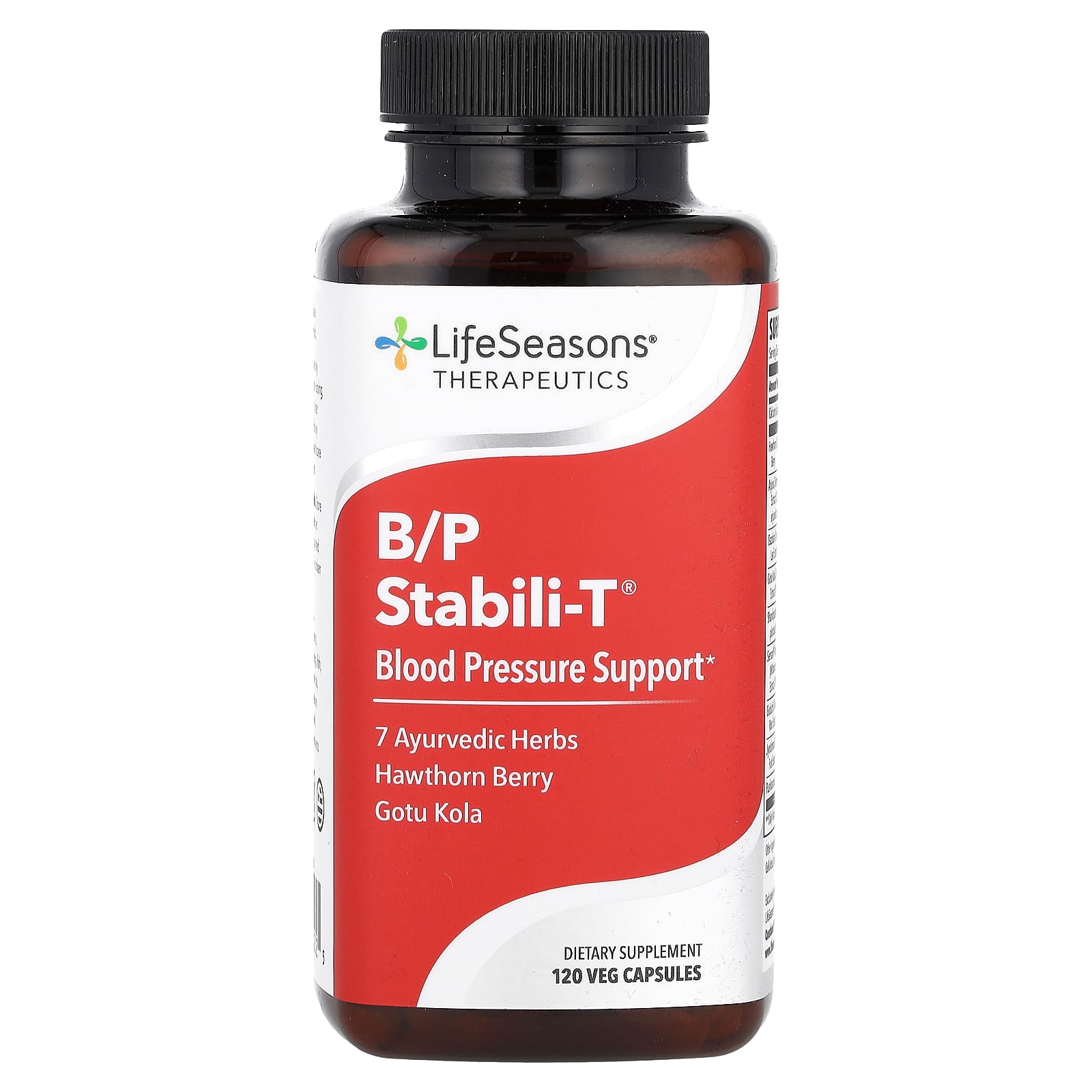 B/P Stabili-T®, Blood Pressure Support, 120 Veggie Capsules
B/P Stabili-T®, Blood Pressure Support, 120 Veggie Capsules