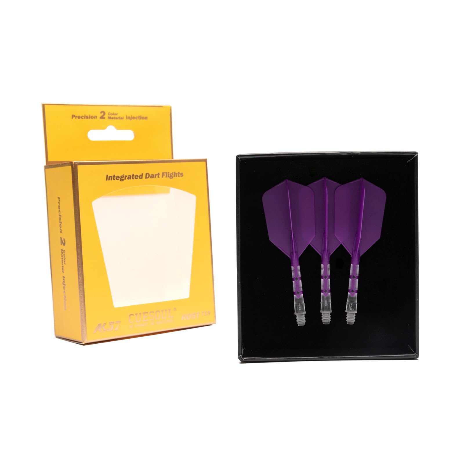 CUESOUL ROSTAK57 T19 Series Color Dual Material Mix Shaft Integrated Flight Slim Shape Series Set of 3 Two-tone (Purple) фіолетовий
CUESOUL ROSTAK57 T19 Series Color Dual Material Mix Shaft Integrated Flight Slim Shape Series Set of 3 Two-tone (Purple) фіолетовий