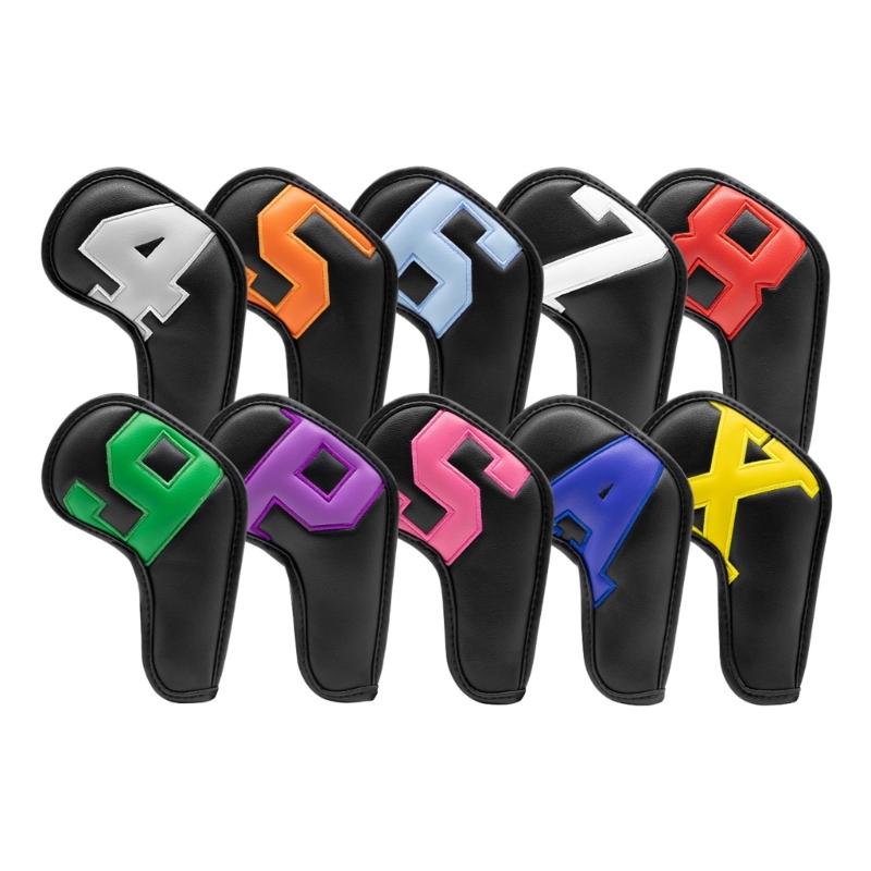 10Pcs Leather Golf Iron Head Covers Golf Headcover Protective Cover Waterproof Golf Club Head Covers Putter Protector чорний
10Pcs Leather Golf Iron Head Covers Golf Headcover Protective Cover Waterproof Golf Club Head Covers Putter Protector чорний