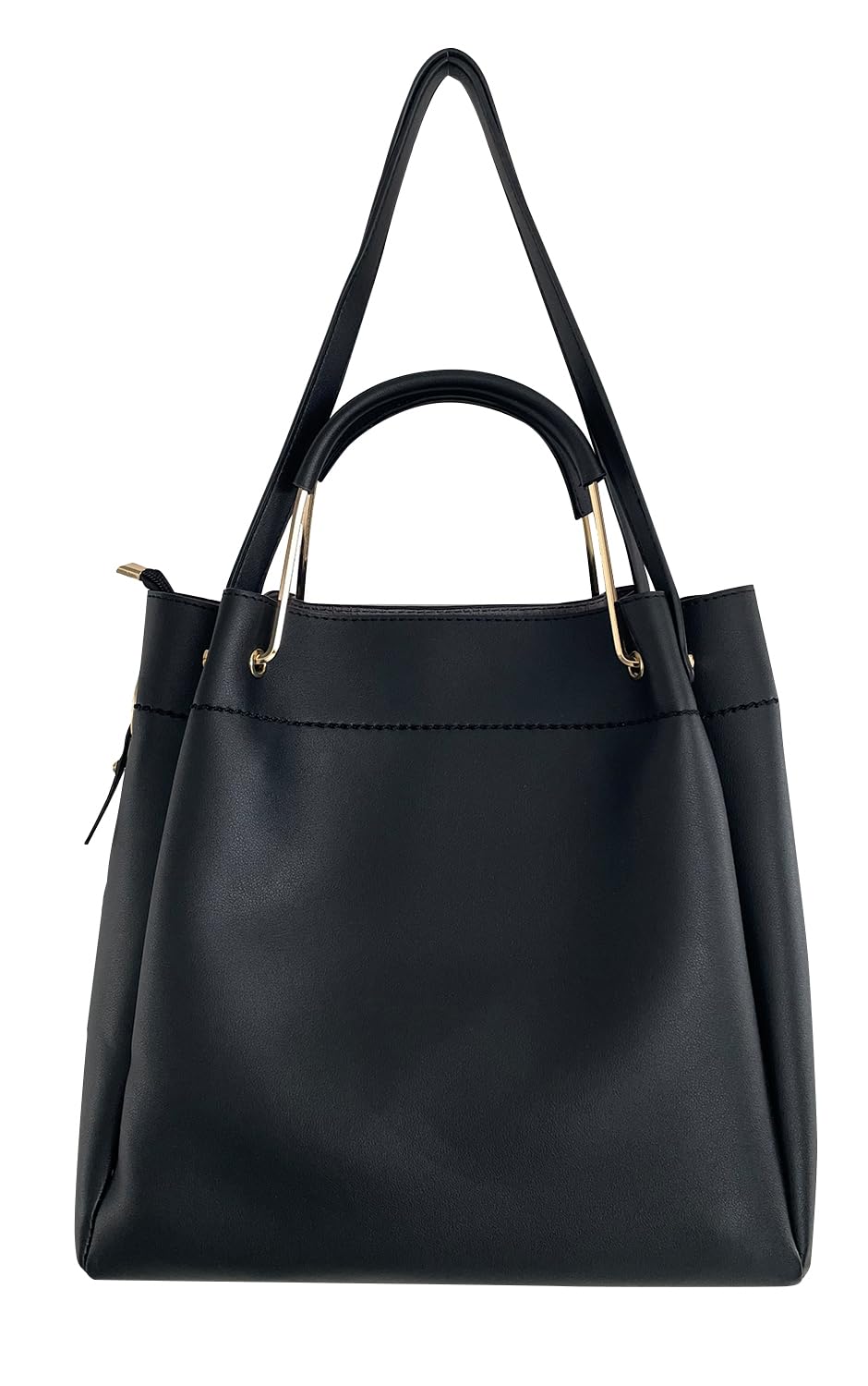 210NOUVE Black 4-Way Bag for Women, A4 Size, Multi-Purpose Tote Bag, Shoulder Bag, Commuter Bag, Office Bag, Handbag, Over-the-Shoulder Bag, Large
210NOUVE Black 4-Way Bag for Women, A4 Size, Multi-Purpose Tote Bag, Shoulder Bag, Commuter Bag, Office Bag, Handbag, Over-the-Shoulder Bag, Large