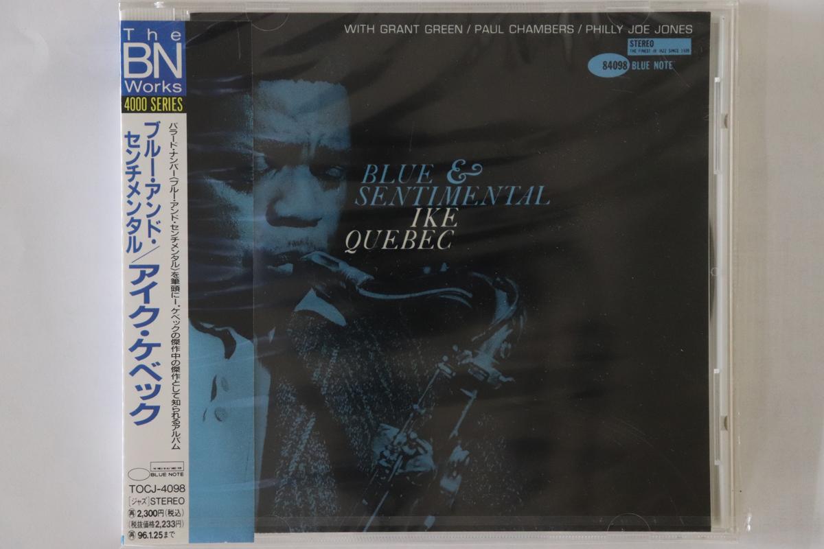 CD IKE QUEBEC - Blue & Sentimental TOCJ4098,BNST84 BLUE NOTE 1994 Japan Obi Jazz Used
CD IKE QUEBEC - Blue & Sentimental TOCJ4098,BNST84 BLUE NOTE 1994 Japan Obi Jazz Used