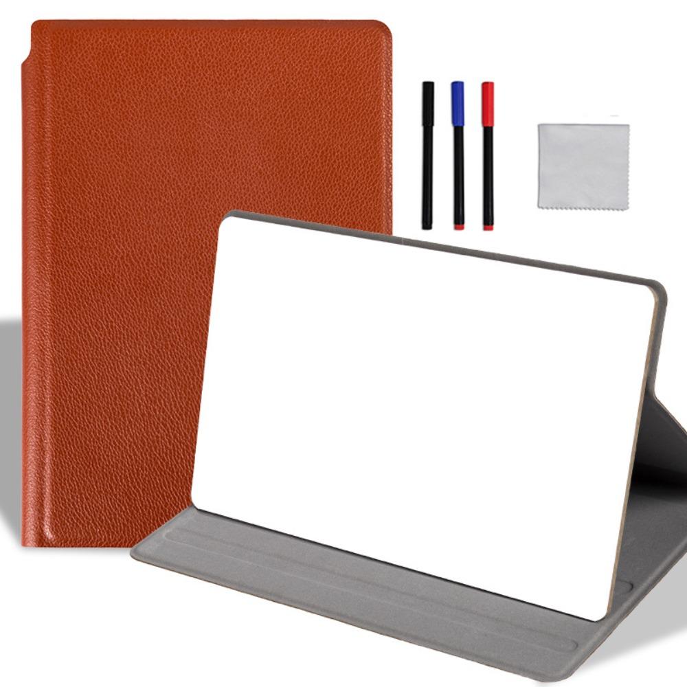 Portable PU Leather Whiteboard Reusable A5 Erasable Writing Board Freestanding Dry Erase Whiteboard Notebook Students коричневий
Portable PU Leather Whiteboard Reusable A5 Erasable Writing Board Freestanding Dry Erase Whiteboard Notebook Students коричневий