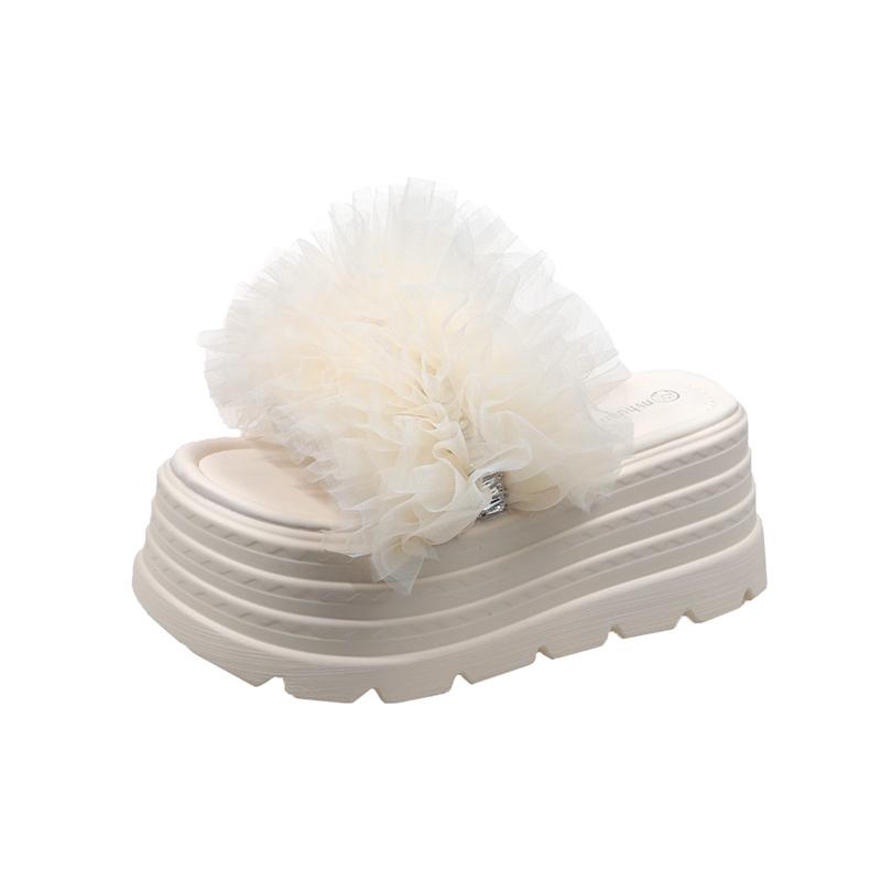 Модные женские шлепанцы на высокой платформе 8 см, лето 2025, новинка, на толстой подошве, женские туфли на высоком каблуке, цветочные пляжные сандалии, этнические шлепанцы 34 бежевый
Модные женские шлепанцы на высокой платформе 8 см, лето 2025, новинка, на толстой подошве, женские туфли на высоком каблуке, цветочные пляжные сандалии, этнические шлепанцы 34 бежевый