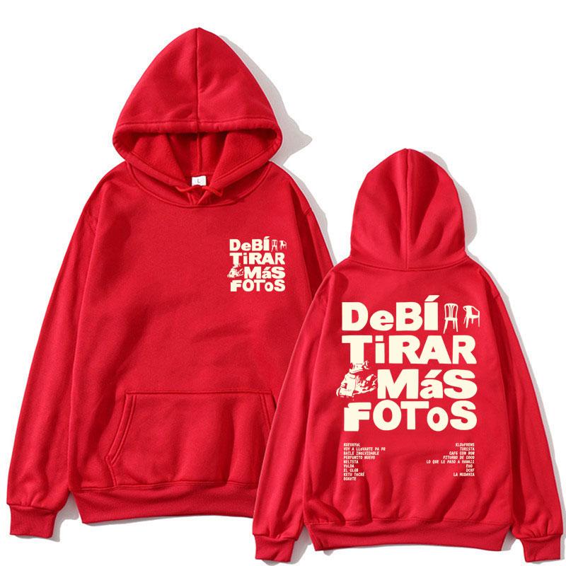 Bad Bunny Debi Tirar Mas Fotos DTMF World Tour Hoodies Men Women Fashion Hip Hop Long Sleeve Fleece Loose Casual Tracksuit 3XL
Bad Bunny Debi Tirar Mas Fotos DTMF World Tour Hoodies Men Women Fashion Hip Hop Long Sleeve Fleece Loose Casual Tracksuit 3XL