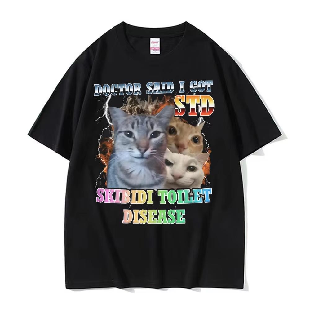 Doctor Said Icot Std Skibidi Toilet Disease Funny Cat Meme Tee Shirt Men Women Clothing Kawaii Cute High Quality Cotton T-shirts S разноцветный
Doctor Said Icot Std Skibidi Toilet Disease Funny Cat Meme Tee Shirt Men Women Clothing Kawaii Cute High Quality Cotton T-shirts S разноцветный