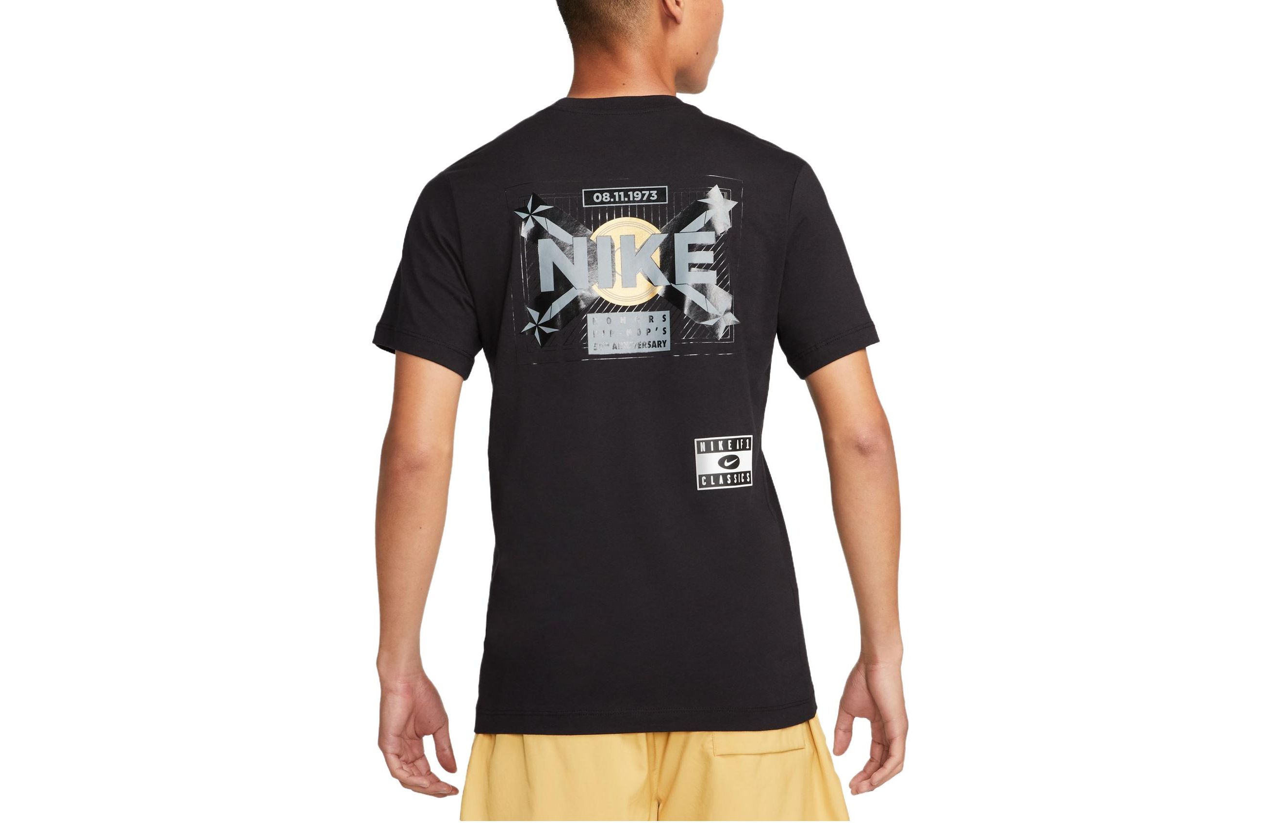 Nike T Shirts Men s Black Crew Neck Moderate Straight Fit FB9773-010 M
Nike T Shirts Men s Black Crew Neck Moderate Straight Fit FB9773-010 M