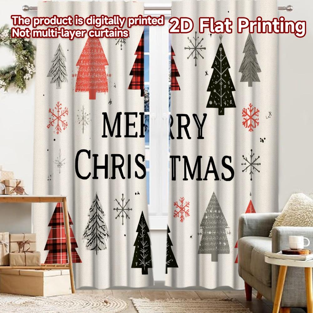 2pcs, 2D FLAT PRINTING Curtains (Without Rod) Plaid Forest Minimalist holiday curtains Versatile Fabric Curtains Decorations 52.50 × 116.00 cm 2 pcs
2pcs, 2D FLAT PRINTING Curtains (Without Rod) Plaid Forest Minimalist holiday curtains Versatile Fabric Curtains Decorations 52.50 × 116.00 cm 2 pcs