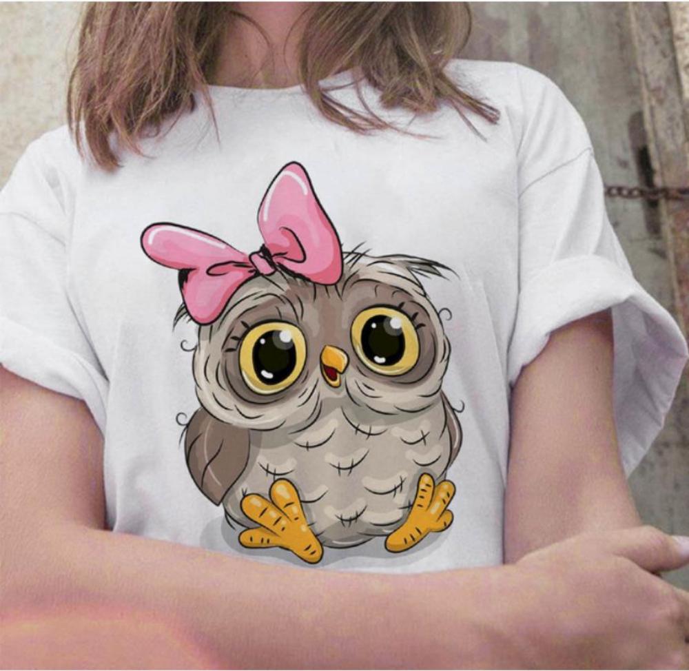 Owl Print White Tshirt Women Loose Fit Casual Tee Oversized Round Neck Harajuku Style Streetwear Daily Fashion Durable Tshirt 4XL
Owl Print White Tshirt Women Loose Fit Casual Tee Oversized Round Neck Harajuku Style Streetwear Daily Fashion Durable Tshirt 4XL