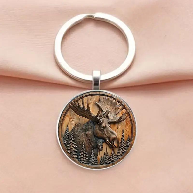 Deer Pattern Silver Alloy Keyring Pendant With Charming Design For Special Occasions
Deer Pattern Silver Alloy Keyring Pendant With Charming Design For Special Occasions