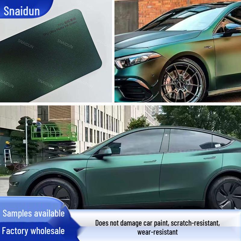 Ultra Matte Dark Green Color-Changing TPU Car Film - Full Car Paint Protection & Anti-Scratch Wrap Ultra Matte Ink Green
Ultra Matte Dark Green Color-Changing TPU Car Film - Full Car Paint Protection & Anti-Scratch Wrap Ultra Matte Ink Green