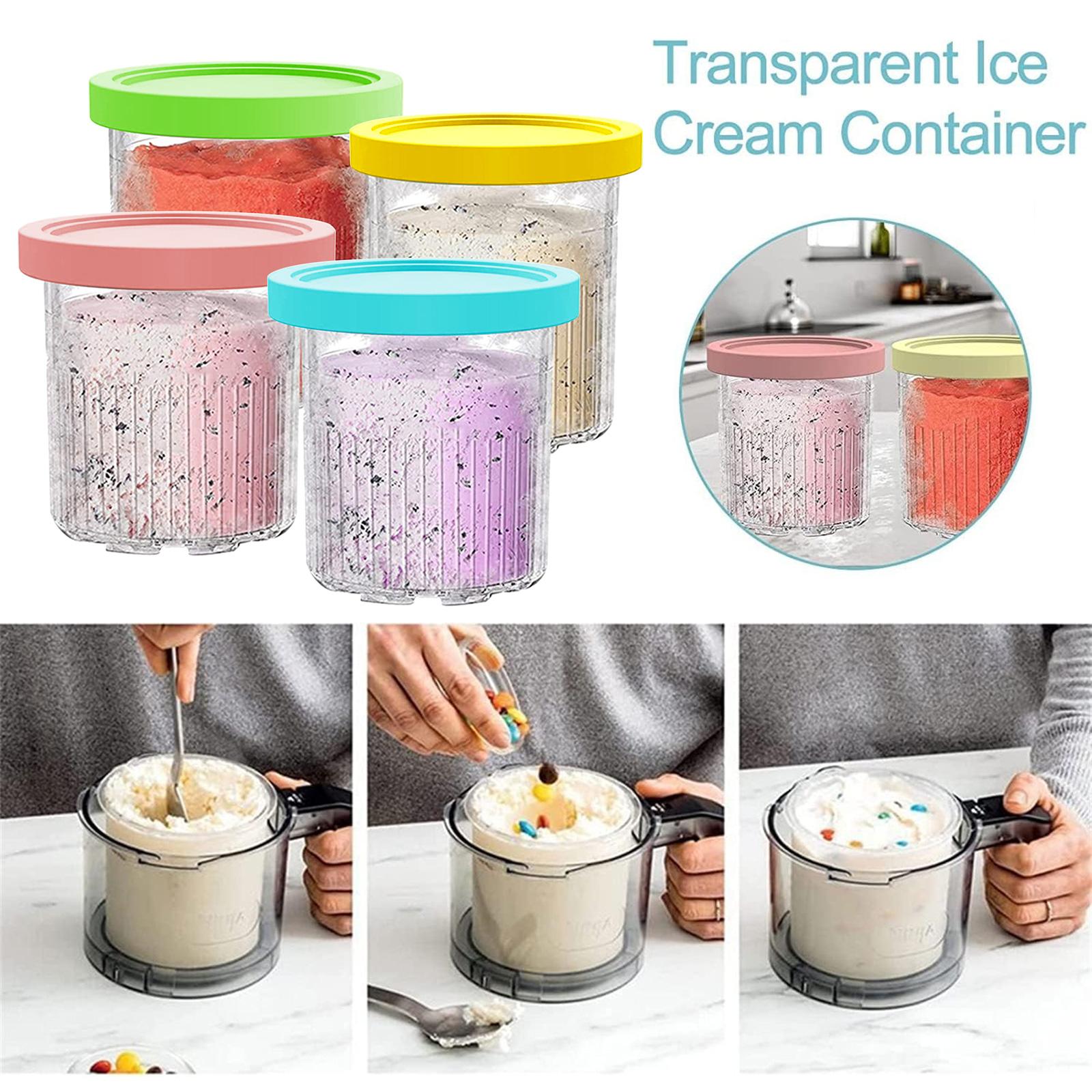 4Pcs Ice Cream Pints Cups for NC500 NC501 Ninja- Creami Series Ice Cream Maker Replacements Storage Jar With Lids
4Pcs Ice Cream Pints Cups for NC500 NC501 Ninja- Creami Series Ice Cream Maker Replacements Storage Jar With Lids
