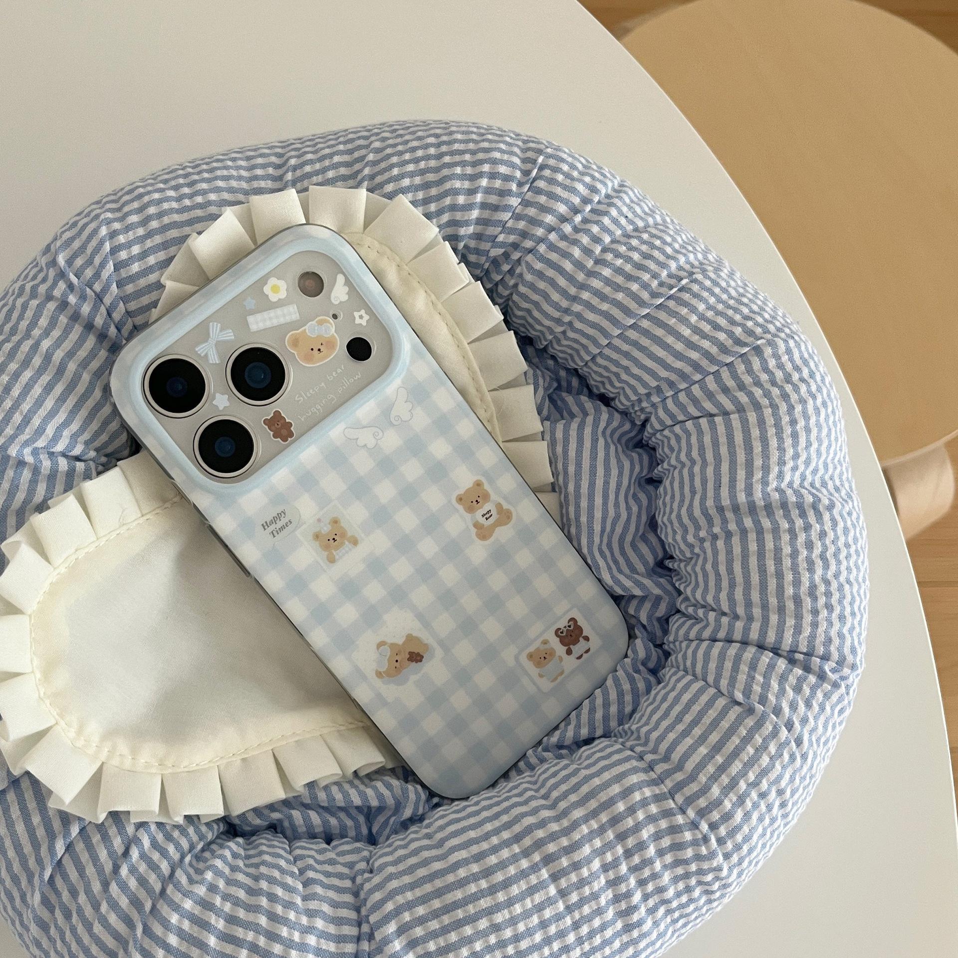 Plaid Bear iPhone 17 Pro Max Case - Cute Cartoon Design for Apple 15/14 Models iPhone 15 Pro
Plaid Bear iPhone 17 Pro Max Case - Cute Cartoon Design for Apple 15/14 Models iPhone 15 Pro