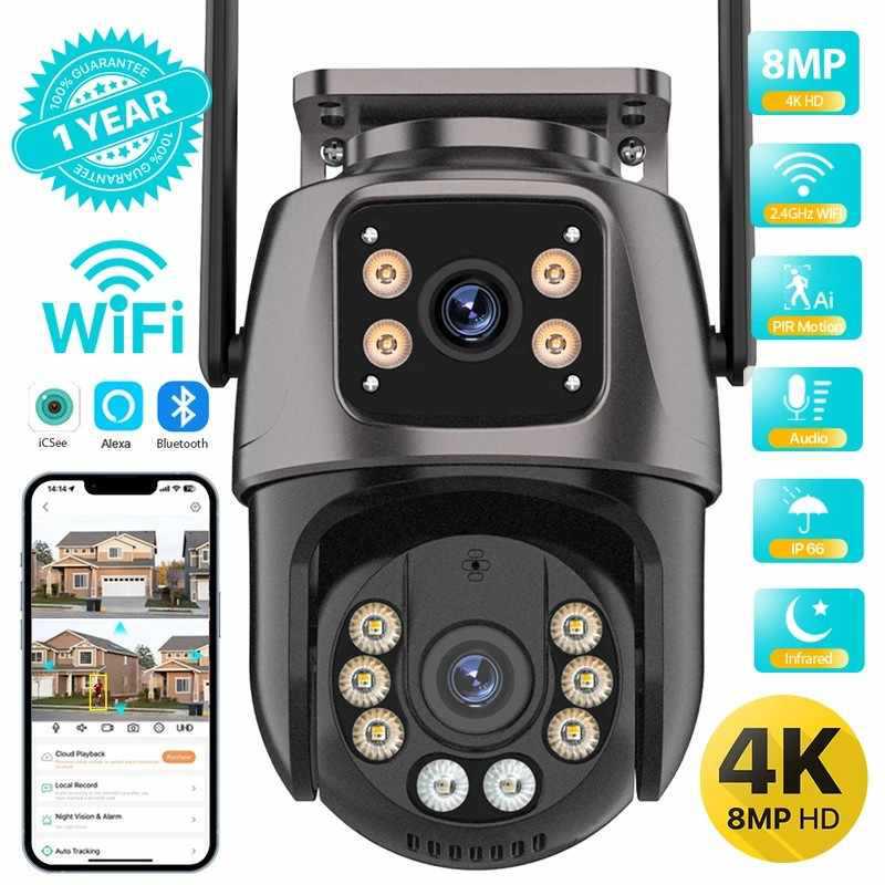 ICSEE Super See HD 6MP Двооб єктивна Водонепроникна Купольна Камера з WiFi, Повнокольорове Нічне Бачення. P6-QQ6/Gray/US Plug
ICSEE Super See HD 6MP Двооб єктивна Водонепроникна Купольна Камера з WiFi, Повнокольорове Нічне Бачення. P6-QQ6/Gray/US Plug